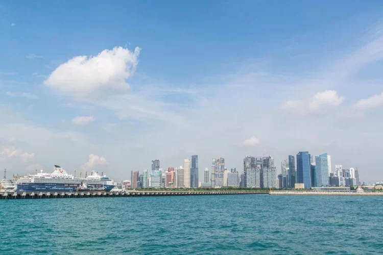 view downtown singapore