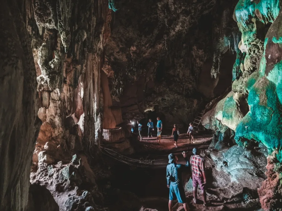 overall view ko sawang yai cave phang nga bay