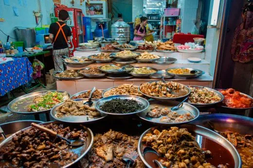 restaurant evening chinatown bangkok