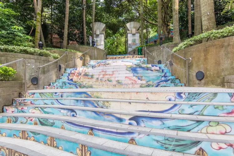 hong kong park stairs