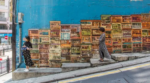 graham street art - hong kong
