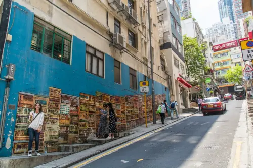 graham street mural - hong kong
