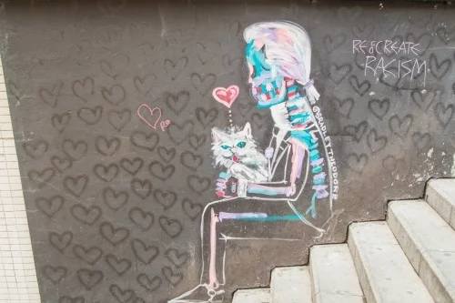 street art mural - hong kong