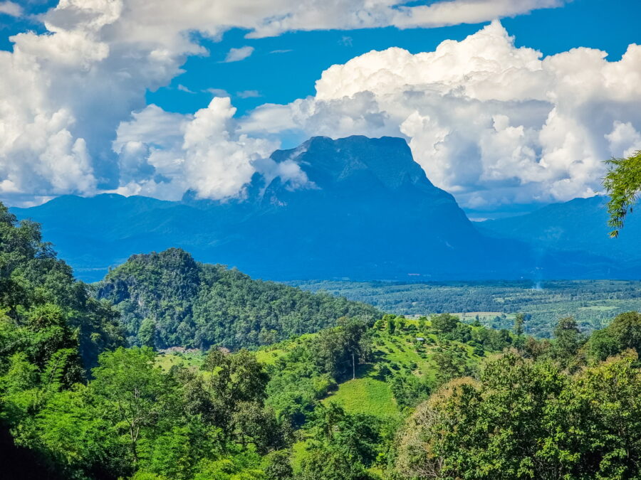 view of chiang dao trek chiang mai