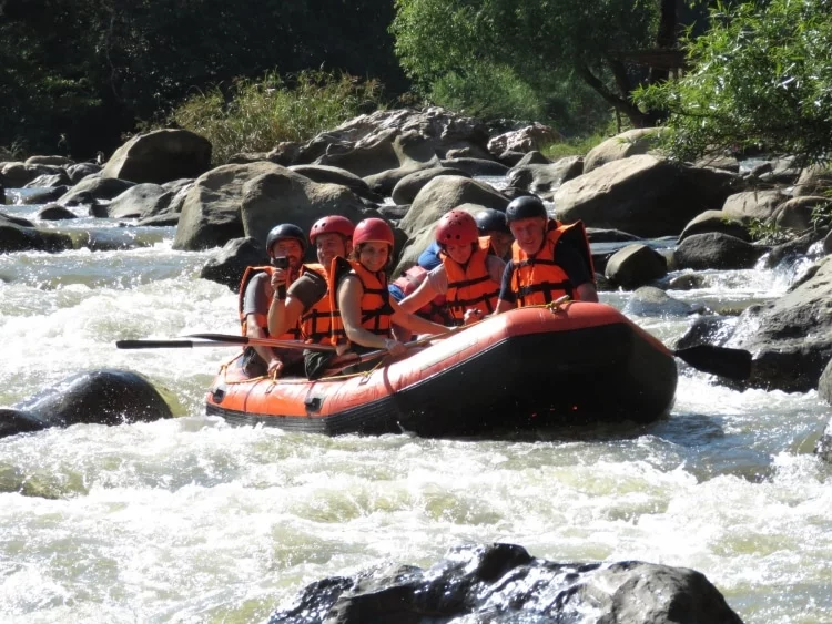white rafting north chiang mai - thailand