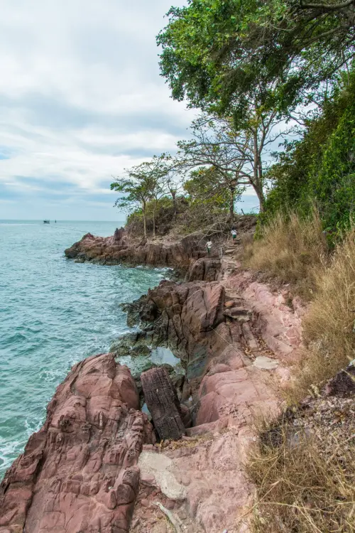 coastal path kung krabaeng wildlife sanctuary - chao lao - chanthaburi