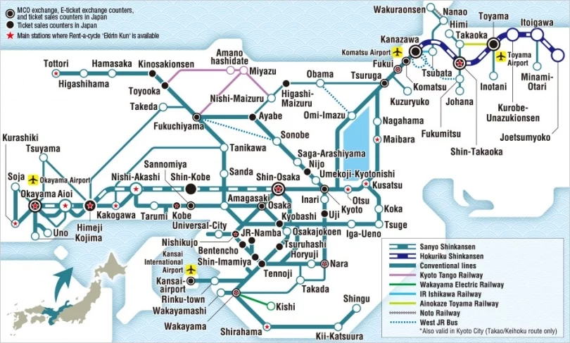 kansai_hokuriku railway network map