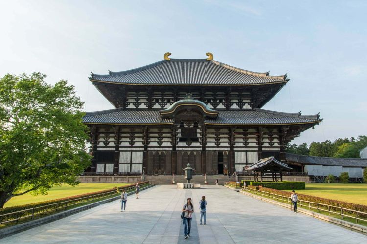 daibutsu-den temple todai-ji nara - japon