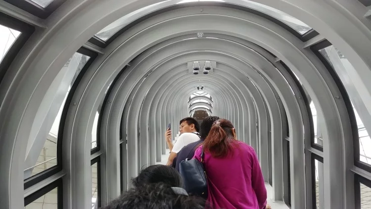 escalator umeda sky building osaka - japan