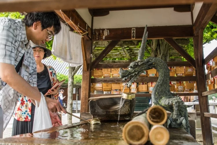 kofuku-ji nara fountain - japan