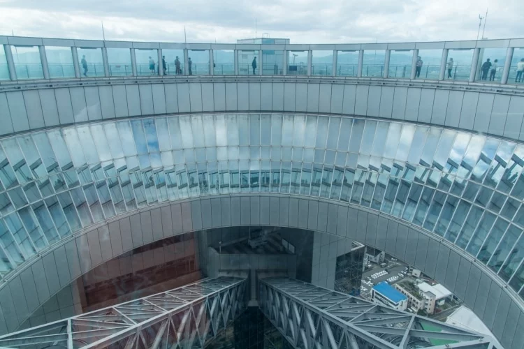 floating gardens umeda sky building osaka japan