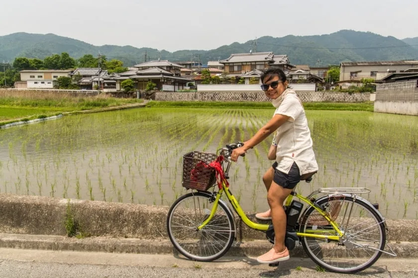 electric bike rental wazuka japan