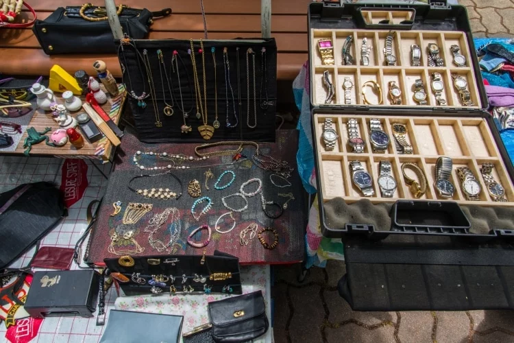 watches and bracelets osaka charity flee market shin-osaka japan
