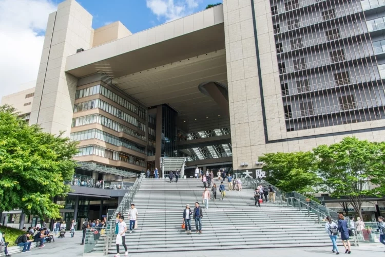 osaka station umeda district japan
