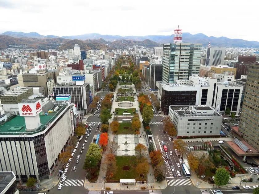 odori park autmone sapporo hokkaido