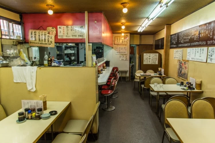 small restaurant osaka uehommachi district - japan