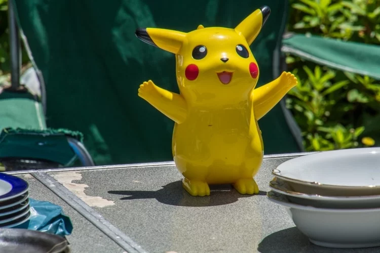pikachu osaka charity flee market shin-osaka japan