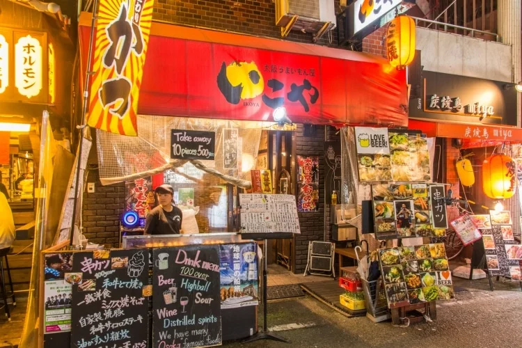 dotonbori restaurant osaka - japan