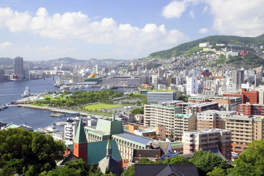 nagasaki view from glover house