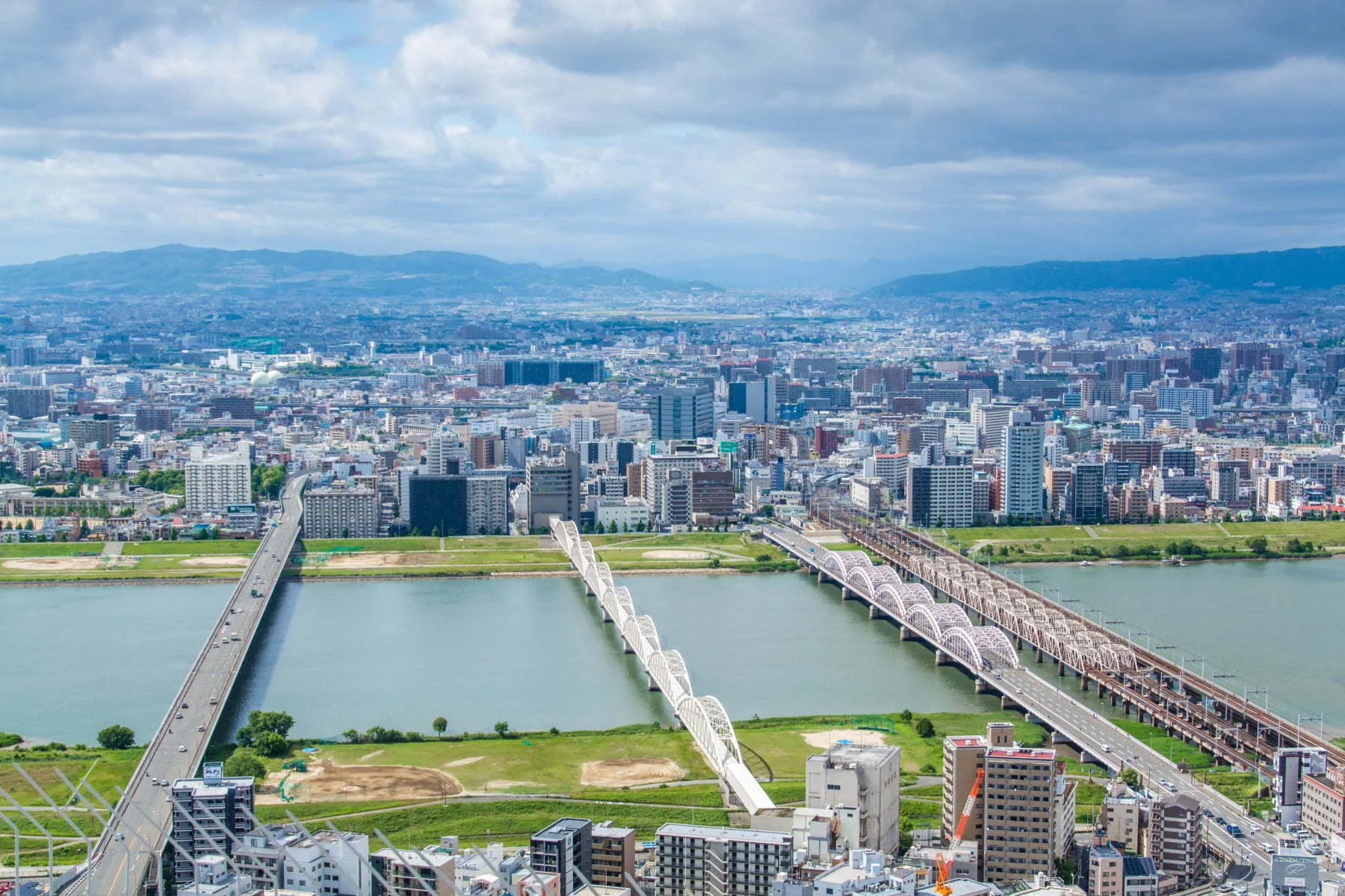 osaka view from umeda sky tower japan