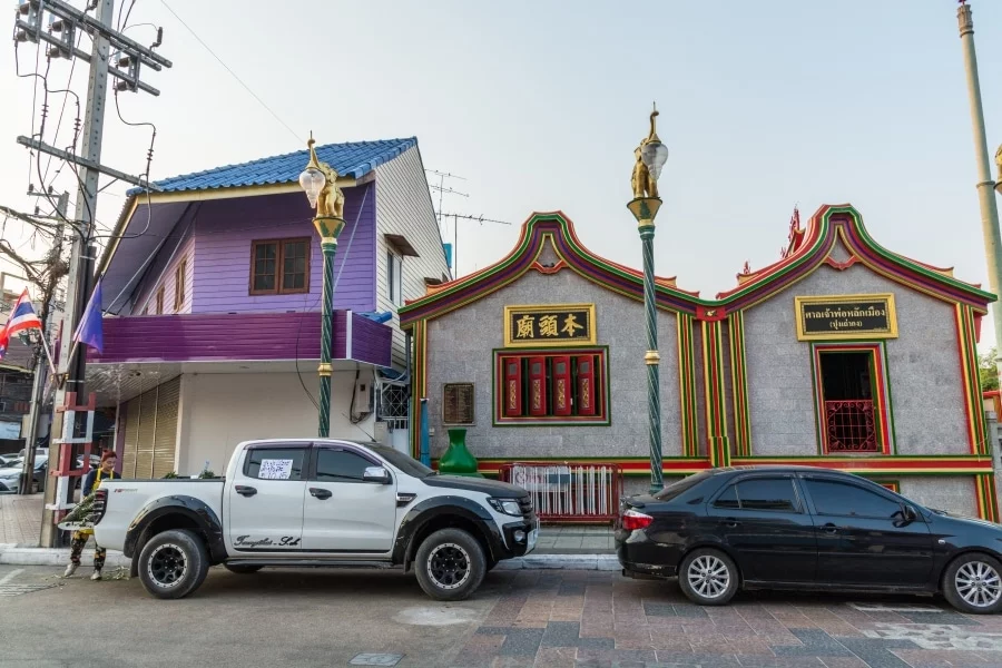 dans la rue uthai thani - thailande