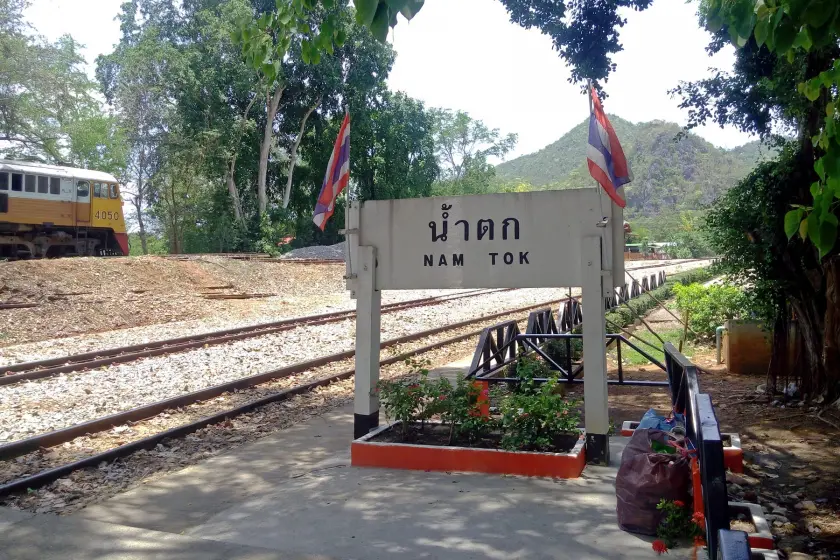 nam tok train station kanchanaburi death railway