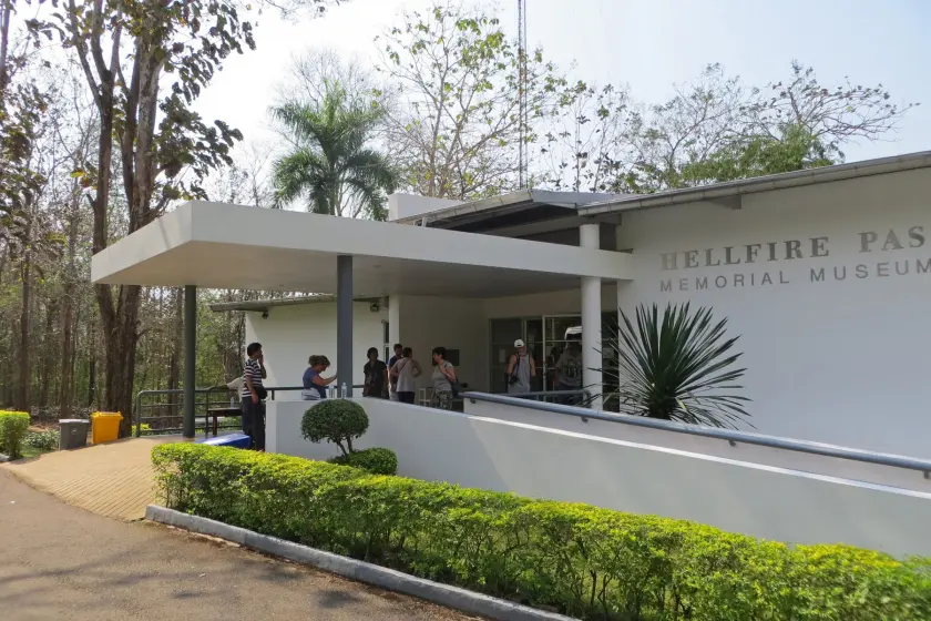 hellfire pass museum before renovation kanchanaburi