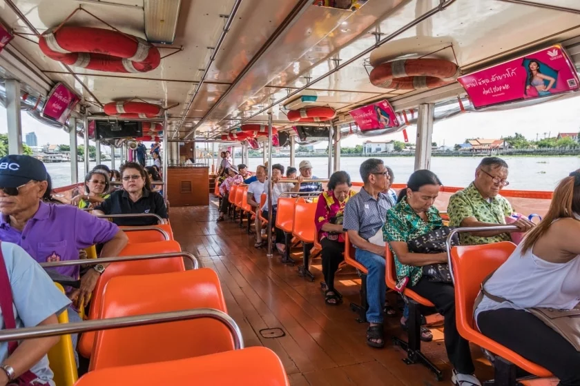 interior chao phraya express bangkok