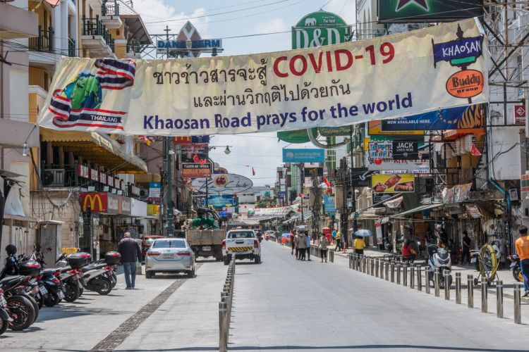 khao san road vide crise coronavirus thailande