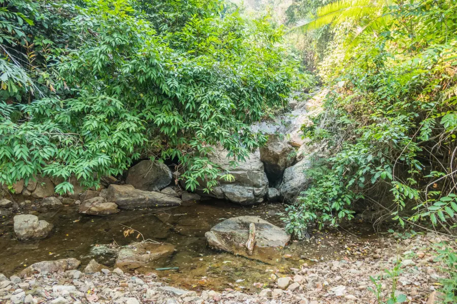 bed river waterfall khlong neung ko chang - thailand