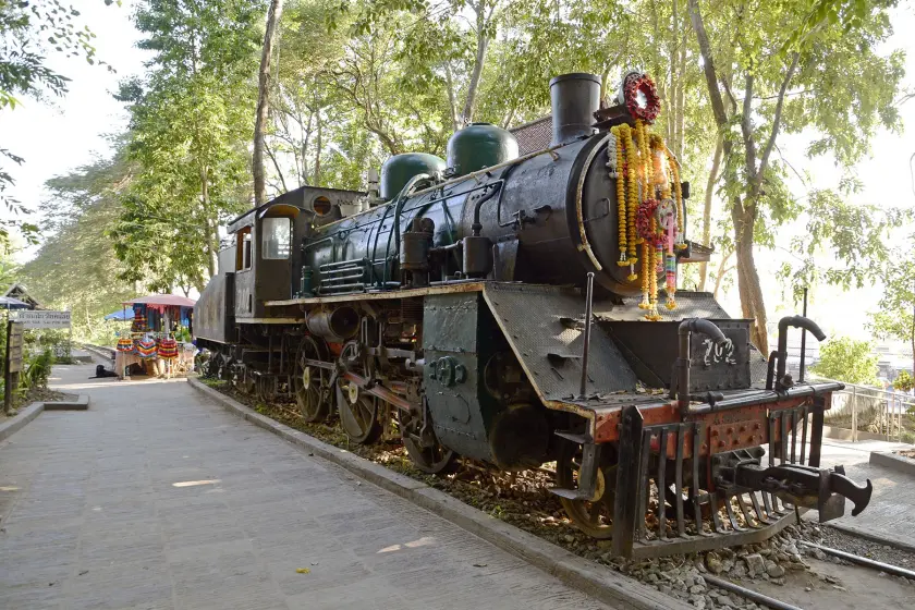 locomotive terminus train namtok sai yok noi kanchanaburi
