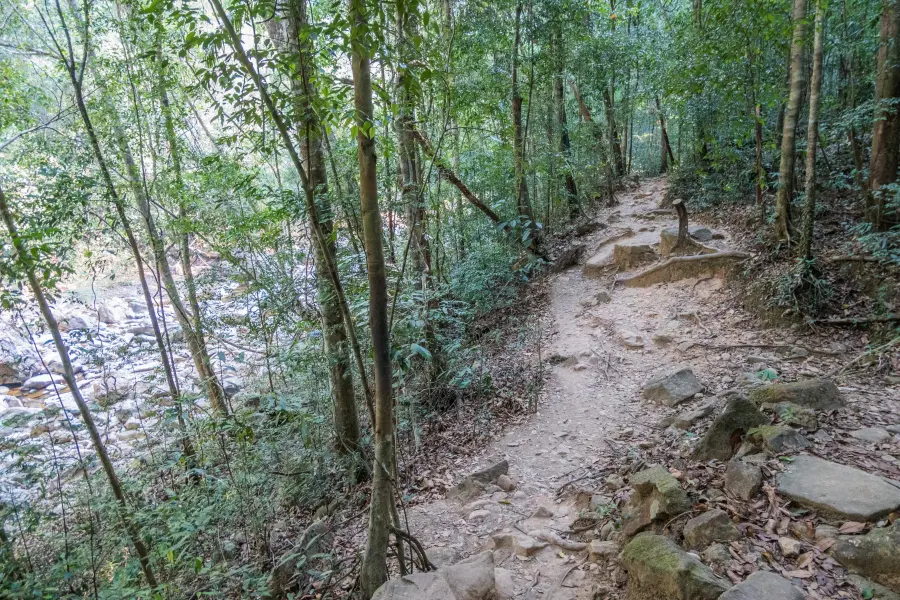 khlong phlu ko chang waterfall trail - thailand