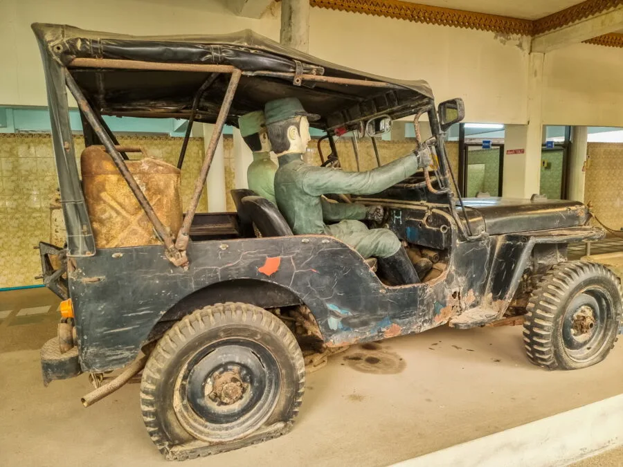 old jeep jeath war museum kanchanaburi