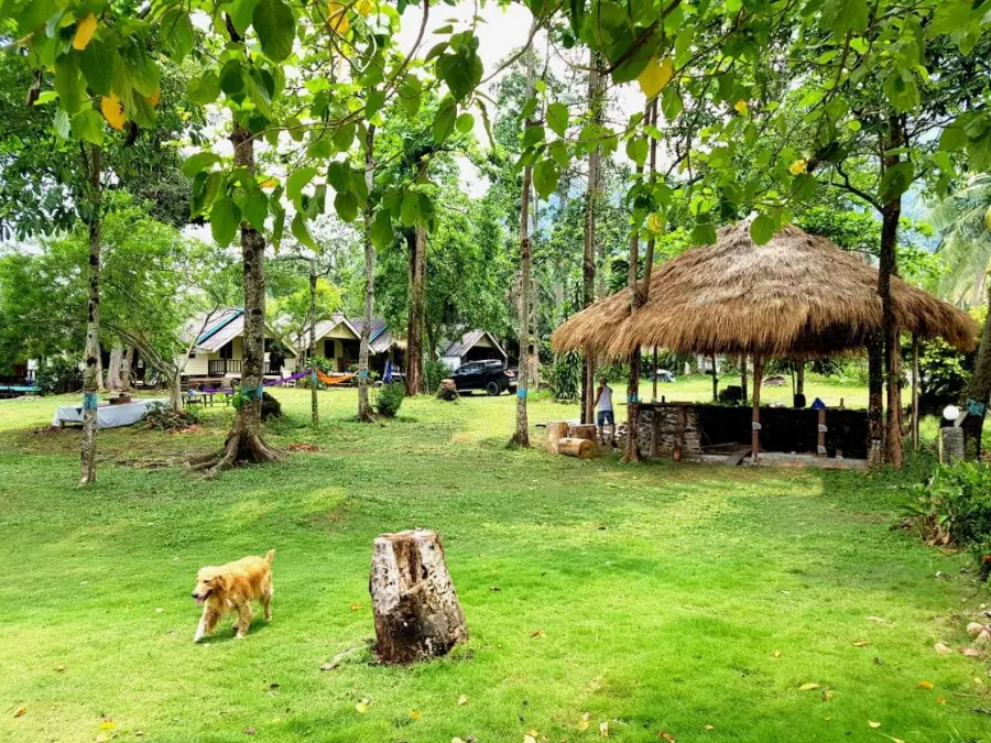 exterior hotel bay yard hut ko chang