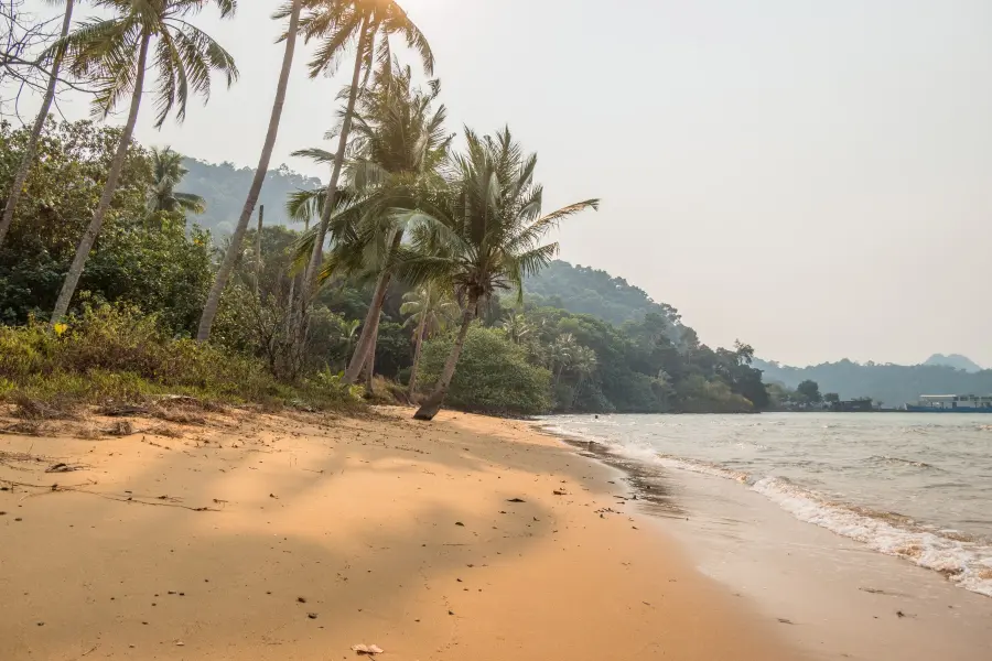 east coast beach near ferry ko chang - thailand