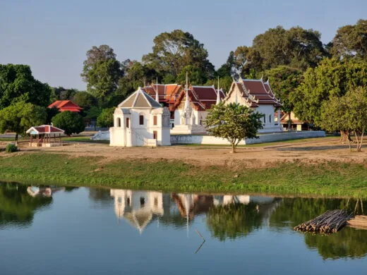 Wat Uposatharam town Uthai Thani