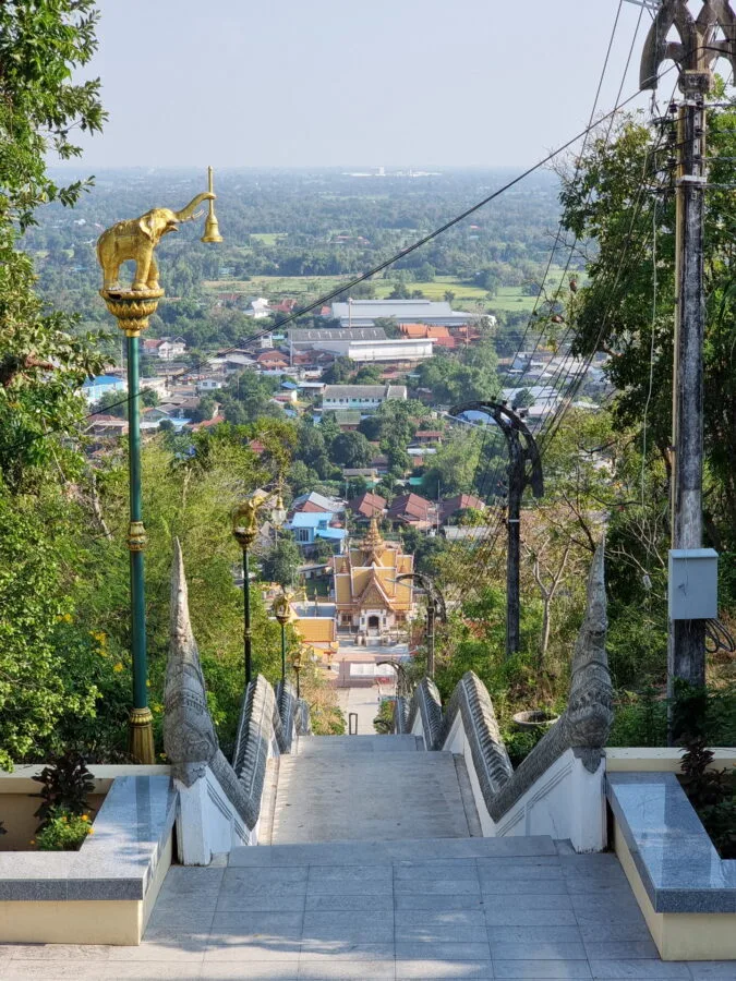 staircase Wat Sangkat Rattana Khiri uthai thani