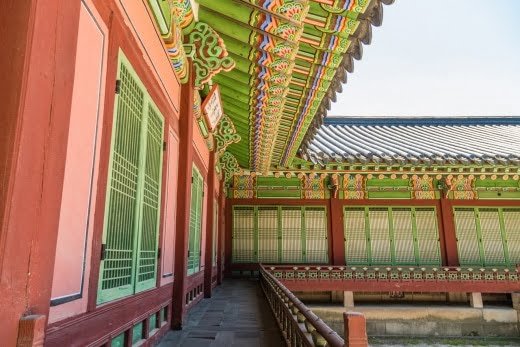 facades salle daejojeon - palais changdeokgung seoul