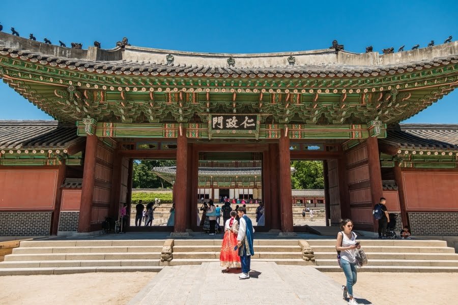 porte injeongjeon palais changdeokgung seoul