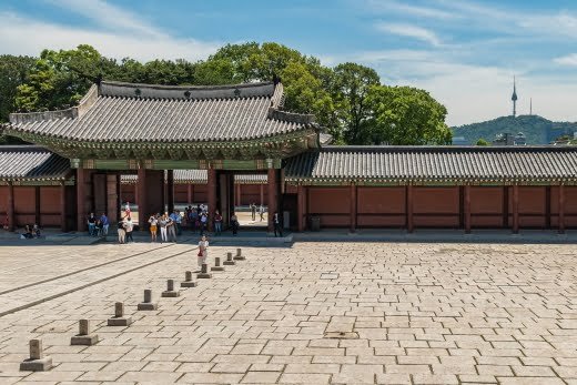 porte injeongjeon vue n tower seoul