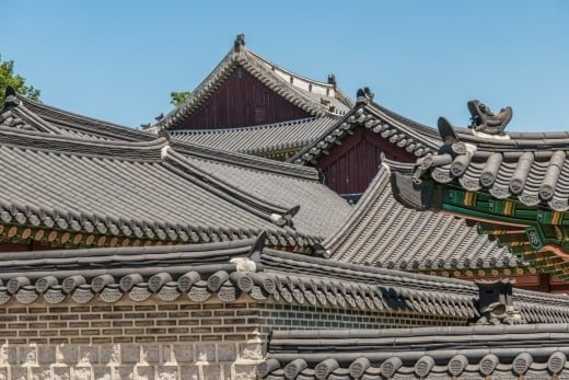 toits complexe gwolnaegaksa - palais changdeokgung seoul