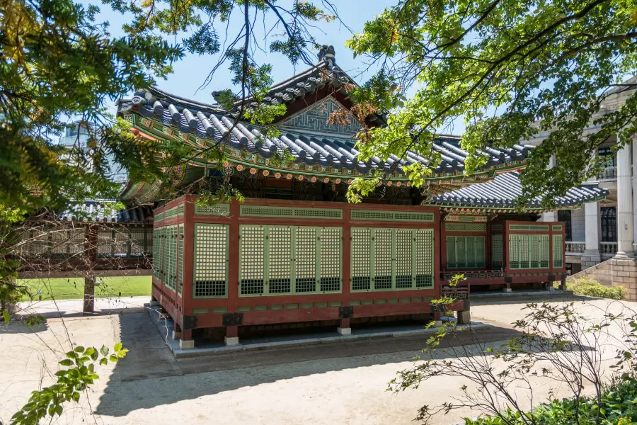 rear junmyeongdang hall deoksugung palace seoul