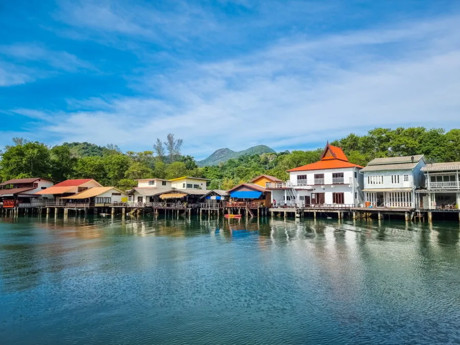 houses canal klong prao ko chang