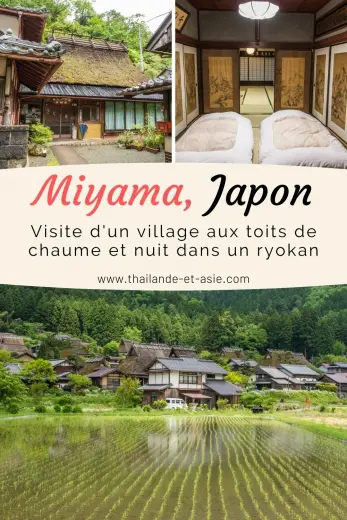 pinterest village miyama nuit ryokan japon