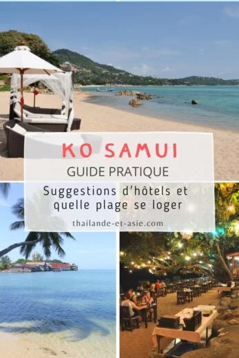 pinterest quelle plage se loger ko samui thailande