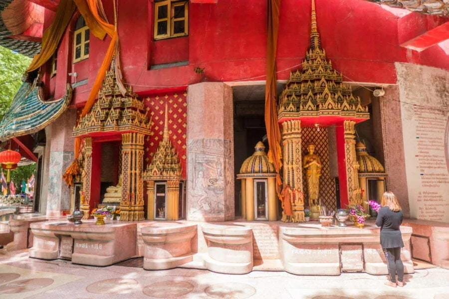 lower tower Wat Samphran - dragon temple - nakhon pathom