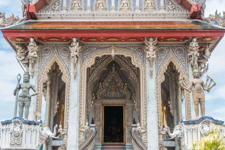 facade of Wat Klang Bang Kaeo - nakhon chai si