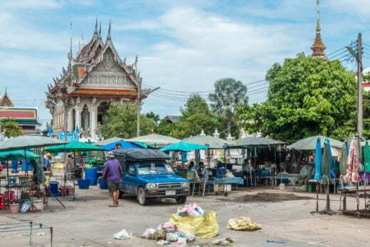 end market Wat Klang Bang Kaeo - nakhon chai si
