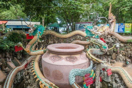 fountain wishes Wat Samphran - dragon temple - nakhon pathom