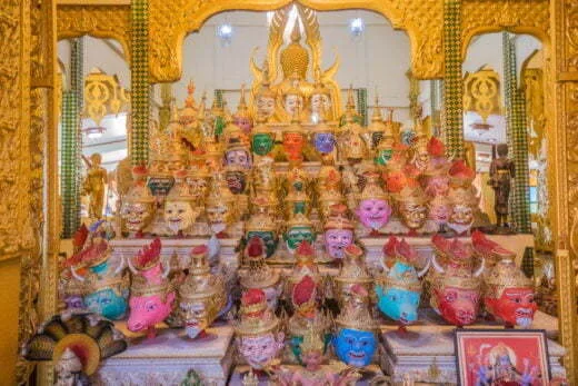 interior masks Wat Maisupradittharam